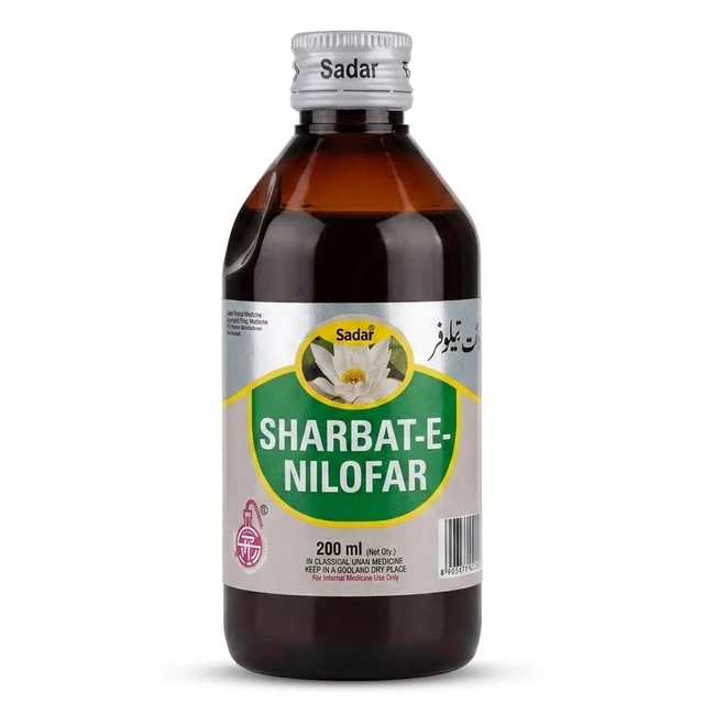 Sadar Dawakhana Sharbat-E-Nilofar (200ml)