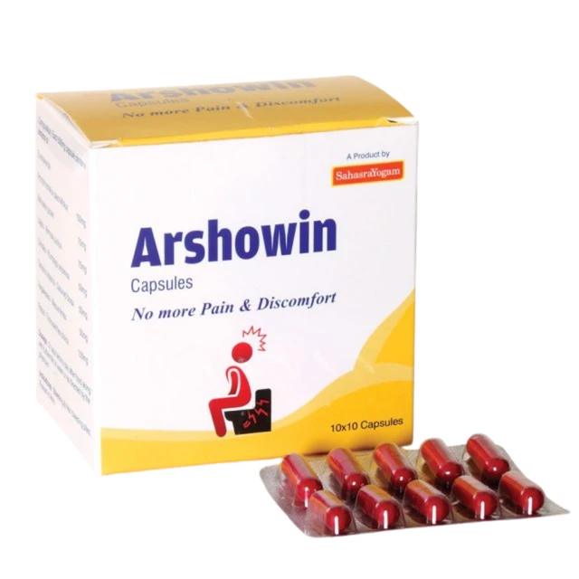 Sahasrayogam Arshowin Capsules (100Caps)