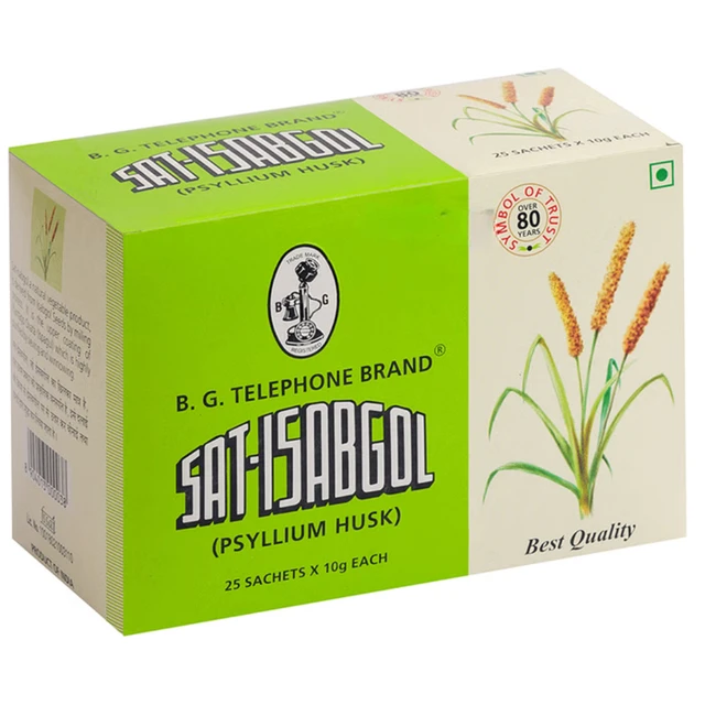 Sidhpur Sat-Isabgol Factory Telephone Brand Sat-Isabgol (25 X 10 gm)