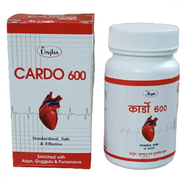 Unjha Ayurvedic Pharmacy Unjha Cardo 600 Tablets (60tab)