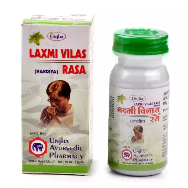 Unjha Ayurvedic Pharmacy Unjha Laxmivilas Ras (Nardiya) (40tab)