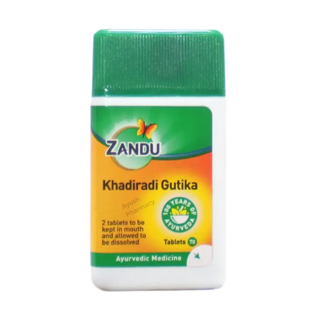 Zandu Khadiradi Gutika (70Tab)