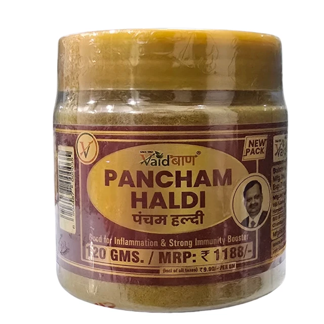 Vaidban Ayurvedic Bhawan Vaidban Pancham Haldi (120gm) - 120 gm