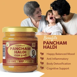 Vaidban Ayurvedic Bhawan Vaidban Pancham Haldi (120gm) - 120 gm