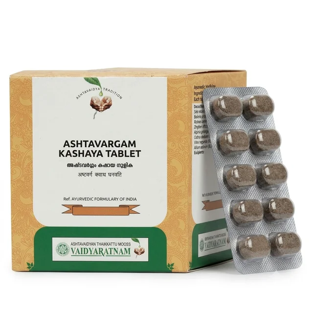Vaidyaratnam Oushadhasala Pvt. Ltd. Vaidyaratnam Ashtavargam Kashayam Tablets (100teb)