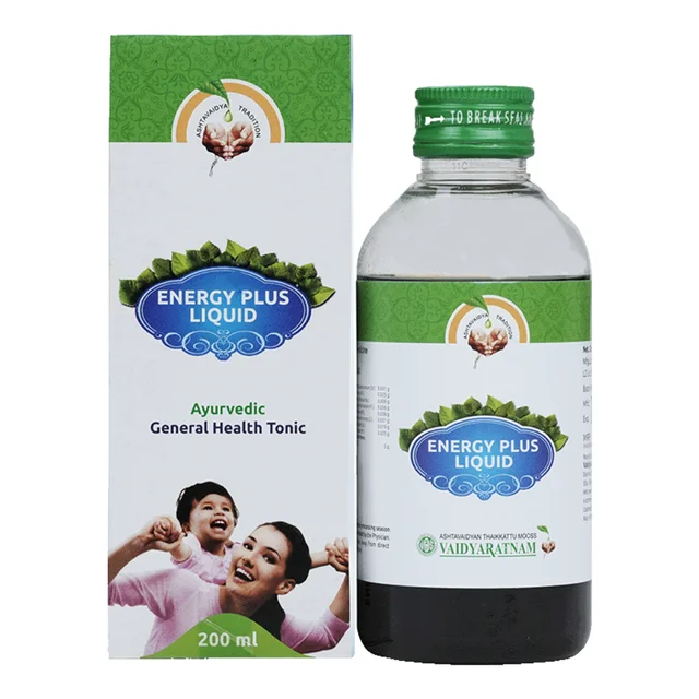 Vaidyaratnam Oushadhasala Pvt. Ltd. Vaidyaratnam Energy Plus Liquid (200ml)