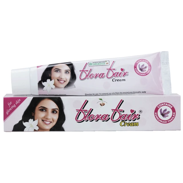 Vaidyaratnam Oushadhasala Pvt. Ltd. Vaidyaratnam Flora Fair - Face Cream (20gm)