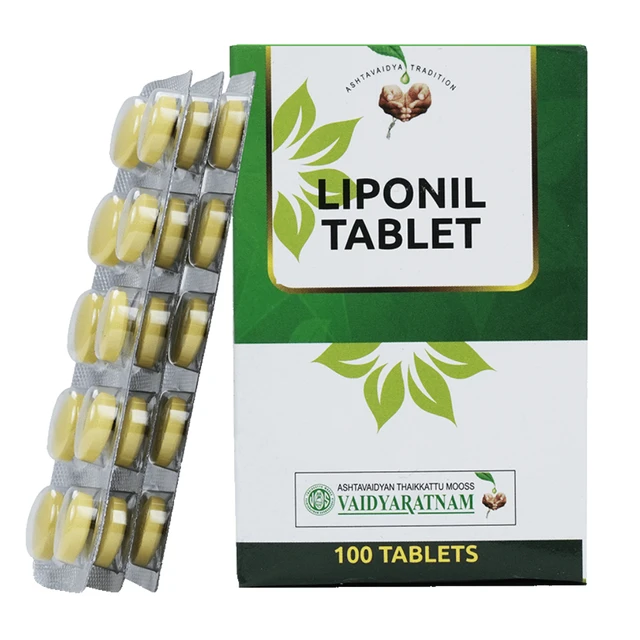 Vaidyaratnam Oushadhasala Pvt. Ltd. Vaidyaratnam Liponil Tablets (100tab)