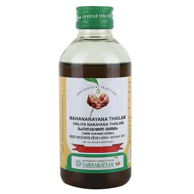 Vaidyaratnam Oushadhasala Pvt. Ltd. Vaidyaratnam Mahanarayana Thailam (200ml)