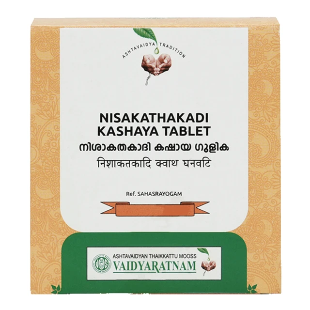 Vaidyaratnam Oushadhasala Pvt. Ltd. Vaidyaratnam Nisakathakadi Kashaya Gulika (100Tab)