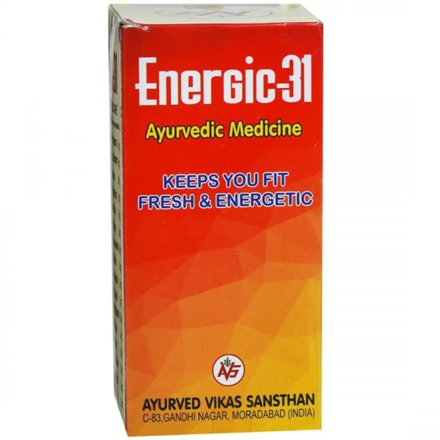 Ayurved Vikas Sansthan Vikas Sansthan Energic 31 Capsule (80Caps) - 80 Capsules, 08/2028
