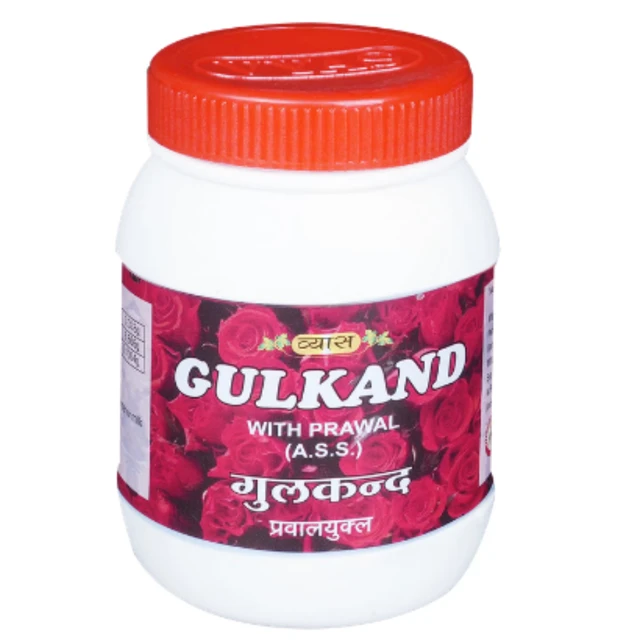 Vyas Pharmaceuticals Vyas Gulkand With Prawal (250gm) - 250 gm