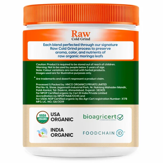 Nature's Society Organic Moringa Powder (100gm) - 100 Gm