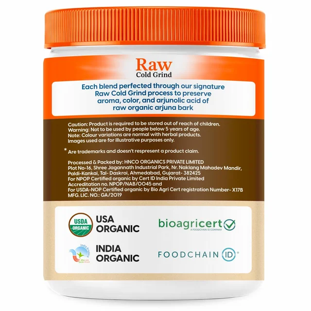 Nature's Society Organic Arjun Chaal Powder (100gm) - 100 Gm