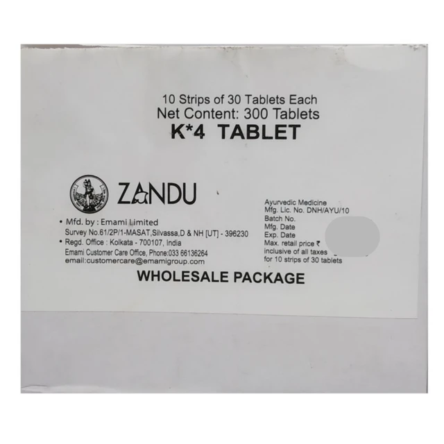 Zandu K4 Tablet (30tab)