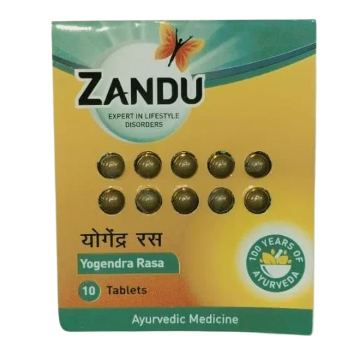 Zandu Yogendra Rasa (10tab) - 10 Tablets