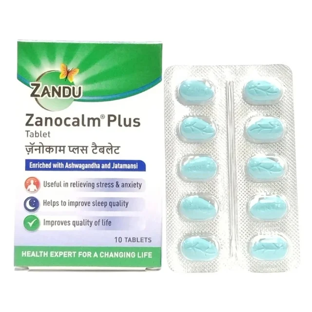 Zandu Zanocalm Plus Tablet (30Tabs)