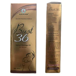 Surjichem Herbs India Surjichem Bust 36 Herbal Massage Oil (100ml)
