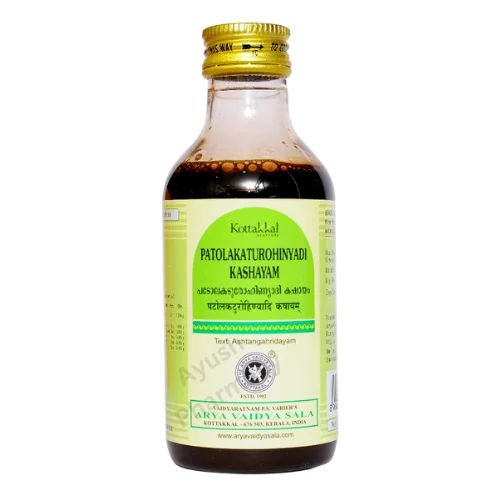 Arya Vaidya Sala Kottakkal Patolakaturohinyadi Kashayam (200ml)
