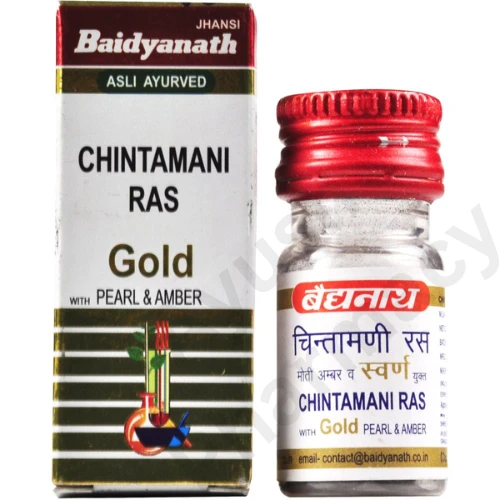Baidyanath Jhansi Baidyanath Chintamani Ras (Swarna Moti Amber Yukta) (10tab)