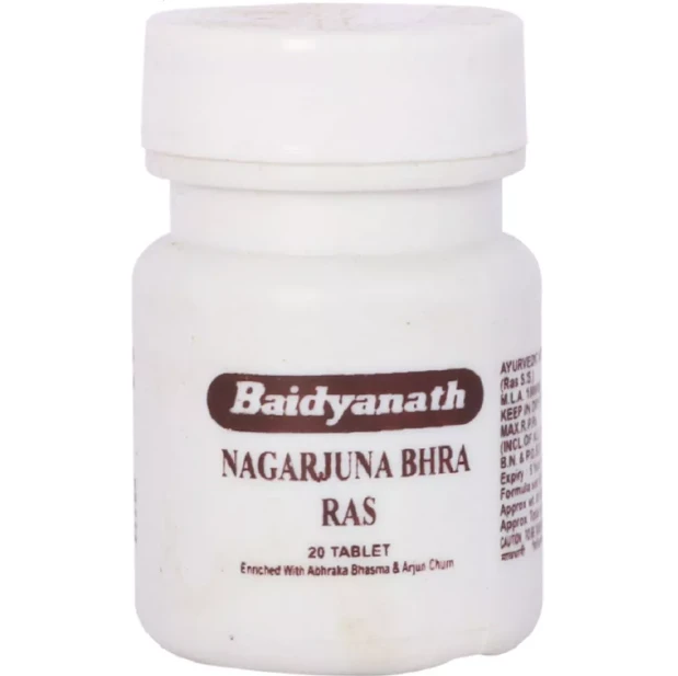 Baidyanath Jhansi Baidyanath Nagarjunabhra Ras (20tab)