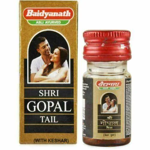 Baidyanath Jhansi Baidyanath Shrigopal Tel (Kesar Amber Yukt) (50ml) - 50 ml