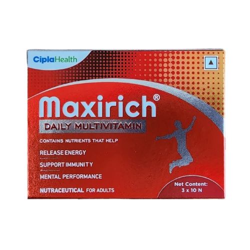 Cipla Health Ltd Cipla Maxirich Daily Multivitamin Capsules (30caps)