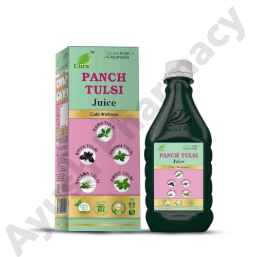 Cura Pharmaceuticals Cura Panch Tulsi Juice (500ml)