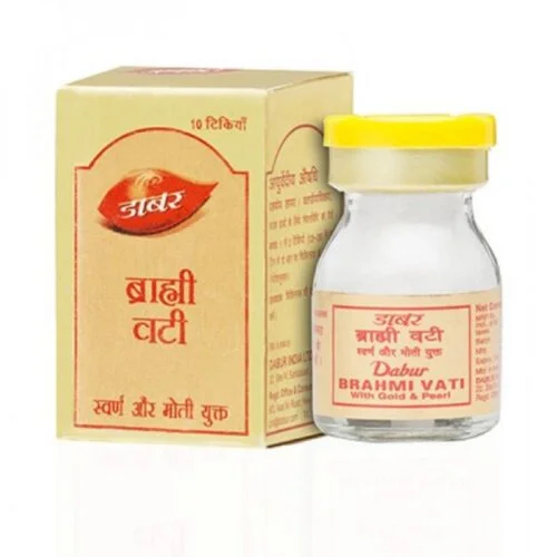 Dabur Brahmi Vati With Gold (10Tab) - 04-2030