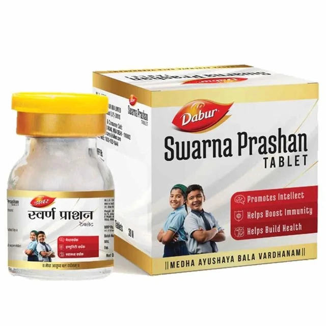 Dabur Swarna Prashan Tablets (30Tab) - 7-2026