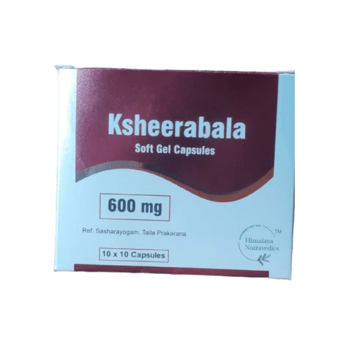 Himalaya Nutravedics India Pvt Ltd Himalaya Nutravedics Ksheerabala Soft Gel Capsules 600mg (100Caps)