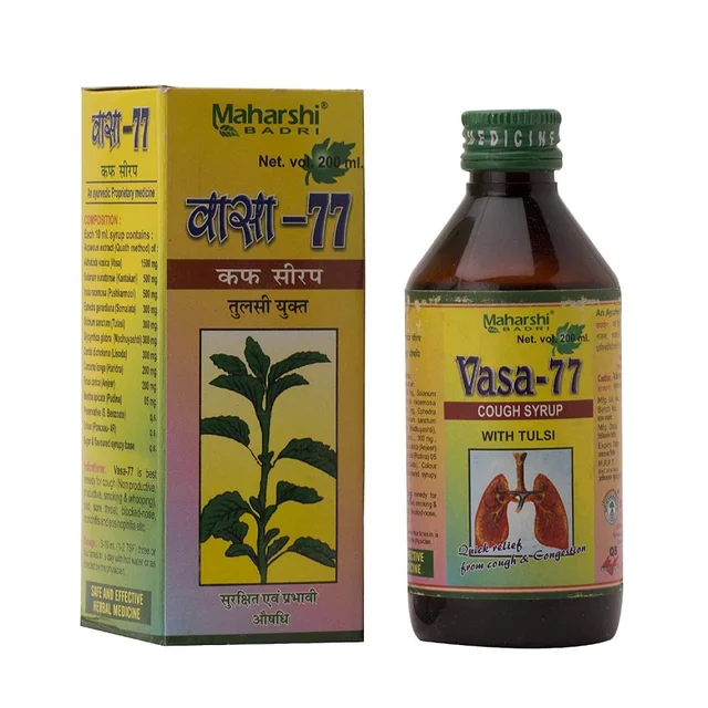 Maharshi Badri Vasa-77 Cough Syrup (200ml)