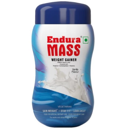 CIPLA Endura Mass Weight Gainer (500gm) - Vanilla, 500 gm
