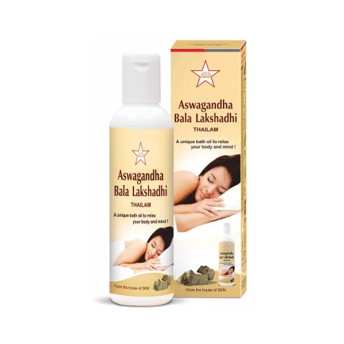 SKM Siddha & Ayurveda SKM Aswagandha Bala Lakshadhi Thailam Oil (100ml) - 100 ml