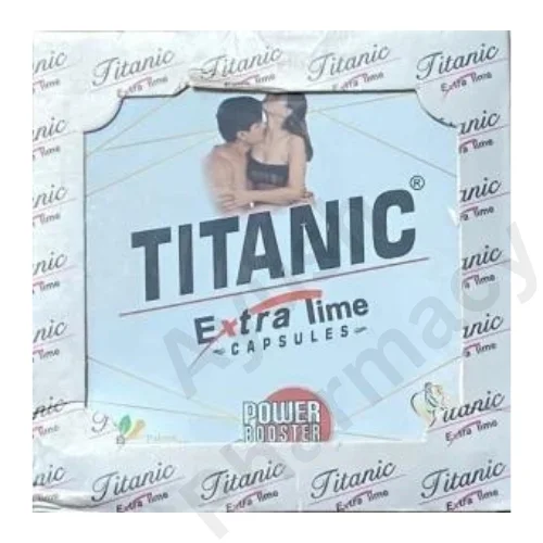 Mahamaya Drugs & Cosmetics Titanic Extra Time Capsules (6Caps): Power Booster For Men