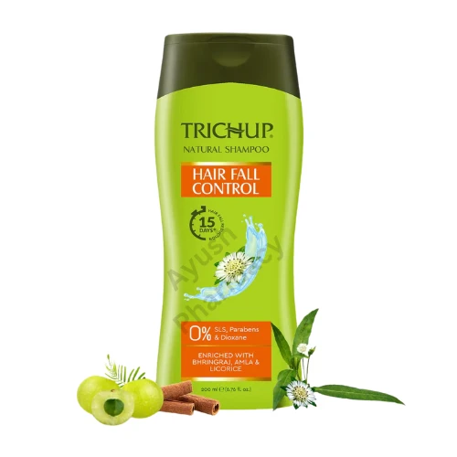 VASU Healthcare Pvt Ltd Trichup Hair Fall Control Natural Shampoo (200ml) - 200 ml