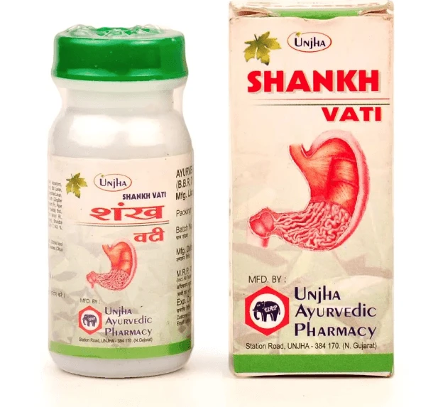 Unjha Ayurvedic Pharmacy Unjha Shankh Vati (10g)