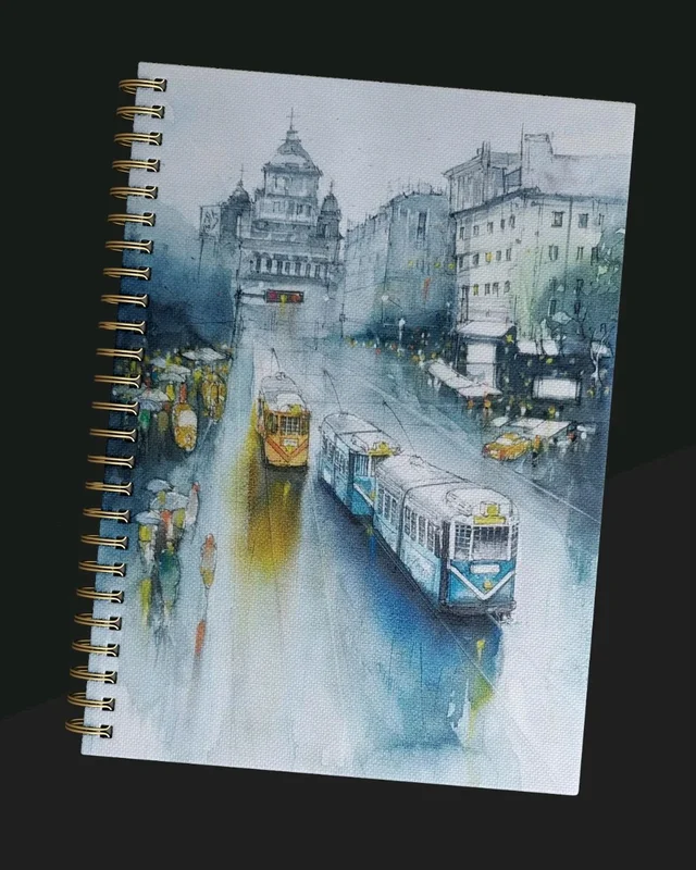 Electic Tram —Spiral Notebook Series