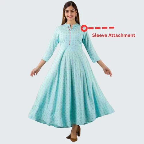 Ladies Top Sleeves Attachment 