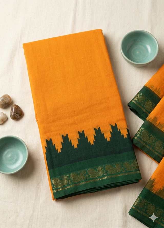 Kanchi Cotton Printed Saree