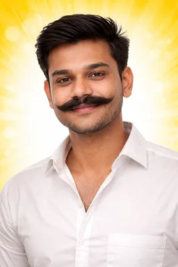 Artificial Handlebar Moustache for Theatre & Performance