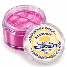 Kosmik Maxona Touch N Shine Highlighter Makeup 10g | Radiant Shimmer Finish | Face & Body Highlighter