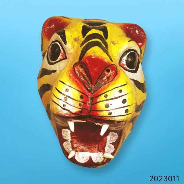 Handmade Theatre Animal Mask - Tiger