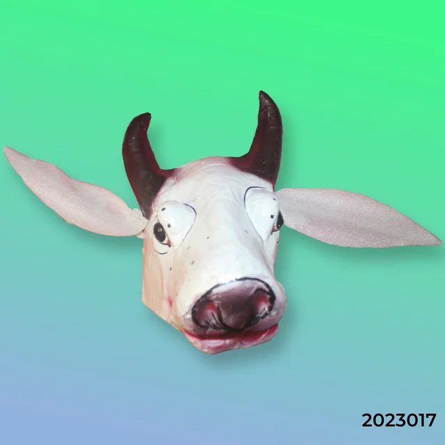 Handmade Theatre Animal Mask - Cow