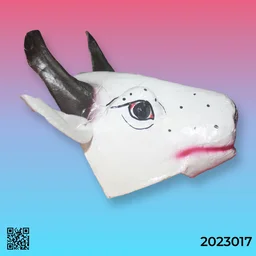 Handmade Theatre Animal Mask - Cow
