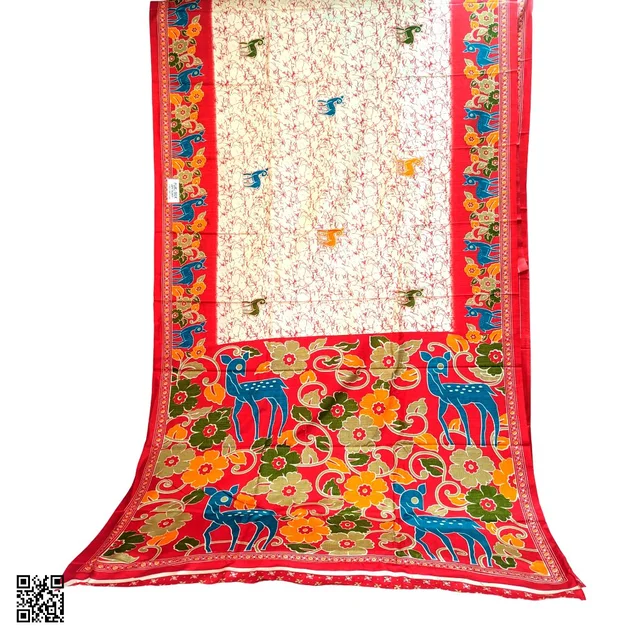 Silk Kalamkari Saree