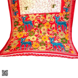 Silk Kalamkari Saree