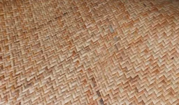 Handmade Rattan Sital Pati Mat (Madur/���������������) - 6ft X 7ft (Double Size Bed)