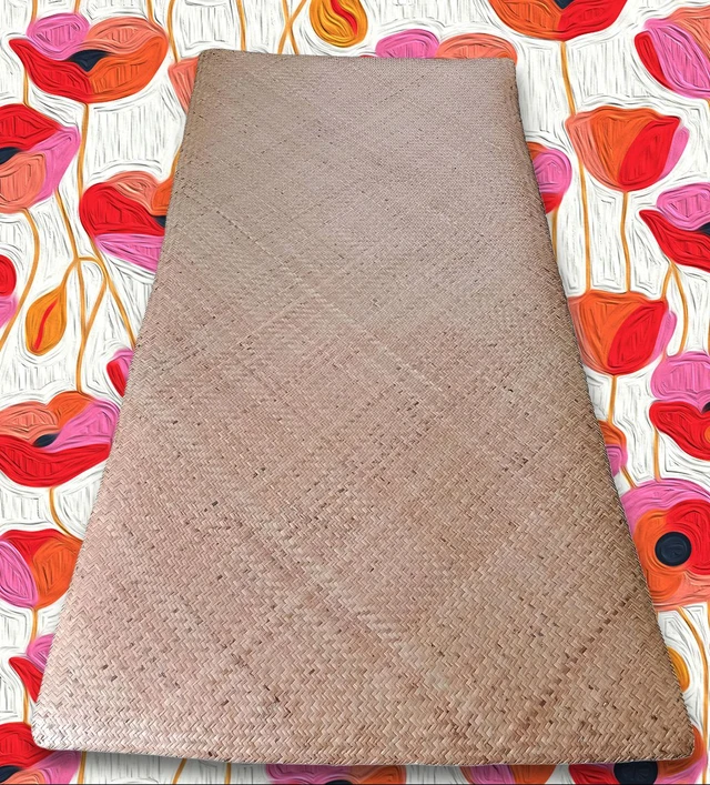 Handmade Rattan Sital Pati Mat (Madur/���������������) - 6ft X 7ft (Double Size Bed)