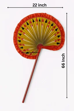 Talpatar Haat Pakha � Handmade Traditional Palm Leaf Fan (1 Piece)